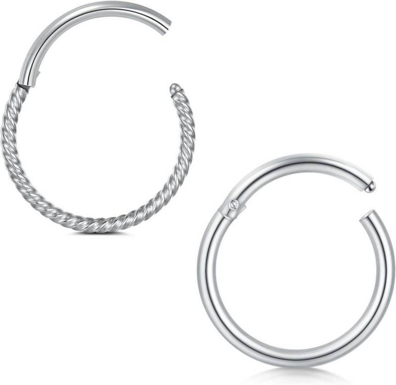 Briana Williams Nasenpiercing Nasenring Helix Septum Piercing Clicker 18g 20g Edelstahl Lippen von Briana Williams