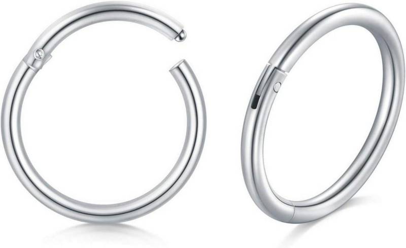 Briana Williams Nasenpiercing Nasenring Helix Septum Piercing Clicker 20g Edelstahl 2er Set von Briana Williams