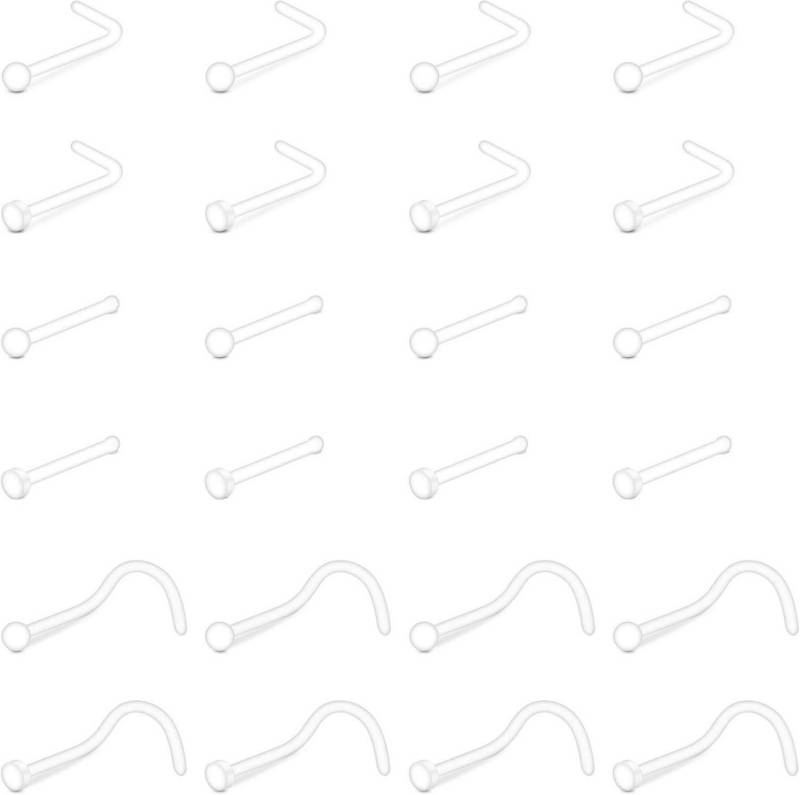 Briana Williams Nasenpiercing Nasenstecker Retainers Bioflex 20G 18G Klar 24stk Spiral Flexible UV Briana Williams Nasenpiercing Nasenstecker Retainers Bioflex 20G 18G Klar 24stk Spiral Flexible UV von Briana Williams
