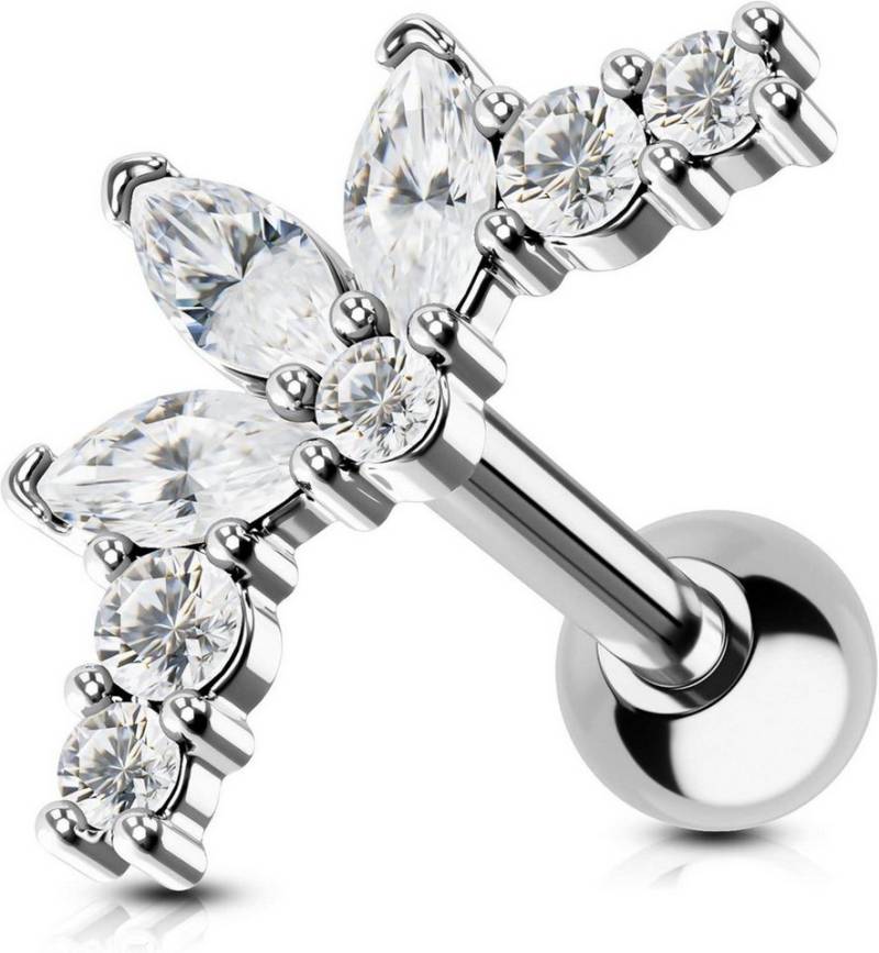 OUFER Nasenpiercing Tragus Piercing Helix Ohrpiercing Knorpel Chirurgenstahl 16G Conch von OUFER