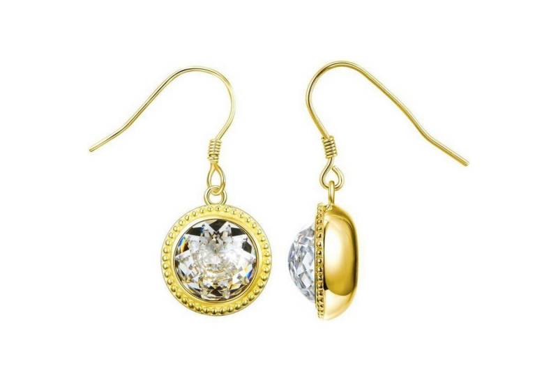 LuxusKollektion Ohrring und Ketten Set Exquisite Damen Ohrstecker 925 Sterling Silber Kristall von LuxusKollektion