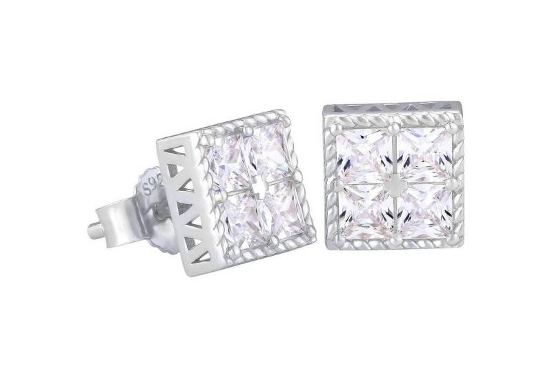 LuxusKollektion Ohrring und Ketten Set Herren Ohrringe Silber 925, Zirkonia Steine Blau Weiß, Iced Out LuxusKollektion Ohrring und Ketten Set Herren Ohrringe Silber 925, Zirkonia Steine Blau Weiß, Iced Out von LuxusKollektion