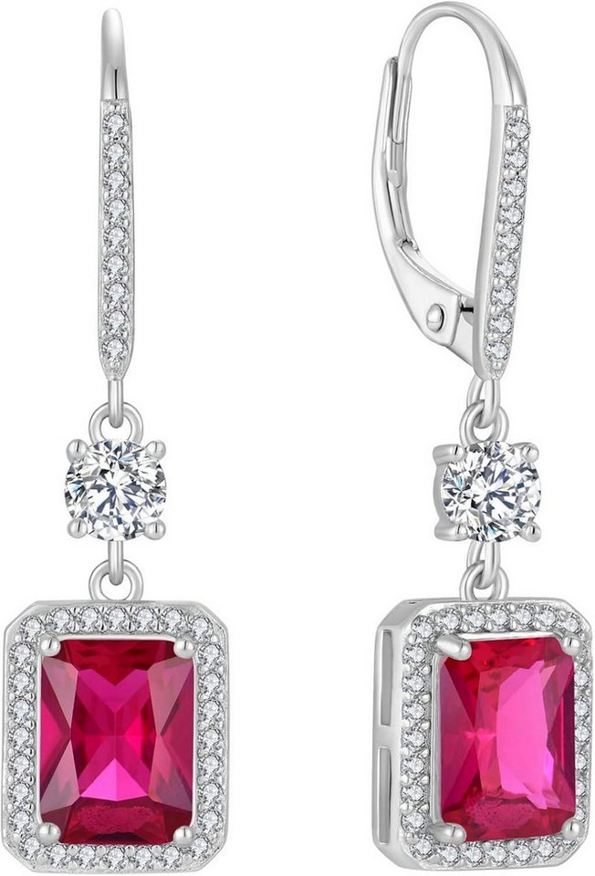LuxusKollektion Ohrring und Ketten Set Prinzessschliff Hängende Ohrringe 925 Sterling Silber Geburtsstein LuxusKollektion Ohrring und Ketten Set Prinzessschliff Hängende Ohrringe 925 Sterling Silber Geburtsstein von LuxusKollektion