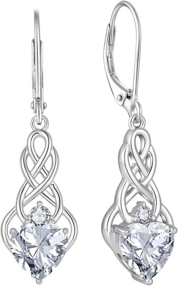 LuxusKollektion Ohrring und Ketten Set Unendlichkeit Keltischer Knoten Ohrringe 925 Silber Hängend LuxusKollektion Ohrring und Ketten Set Unendlichkeit Keltischer Knoten Ohrringe 925 Silber Hängend von LuxusKollektion