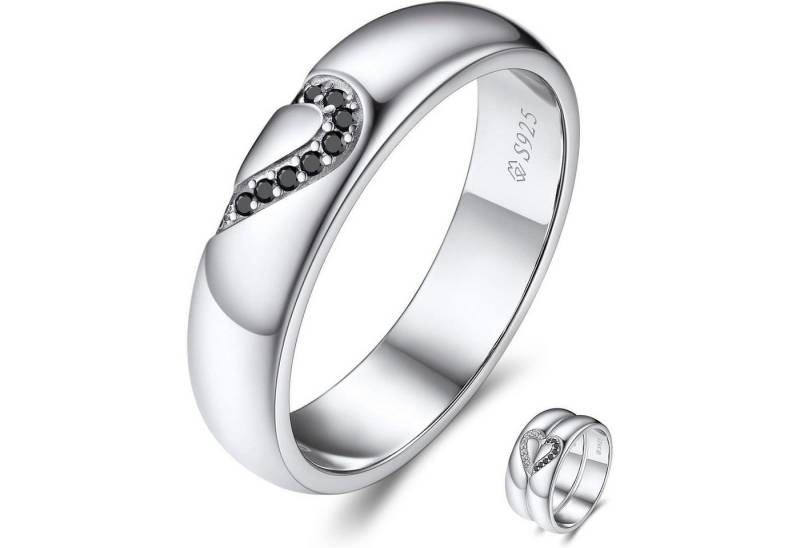 LuxusKollektion Partnerring Partnerring Set Moissanit 925 Silber Valentinstag Geschenkbox 1 Stück LuxusKollektion Partnerring Partnerring Set Moissanit 925 Silber Valentinstag Geschenkbox 1 Stück von LuxusKollektion