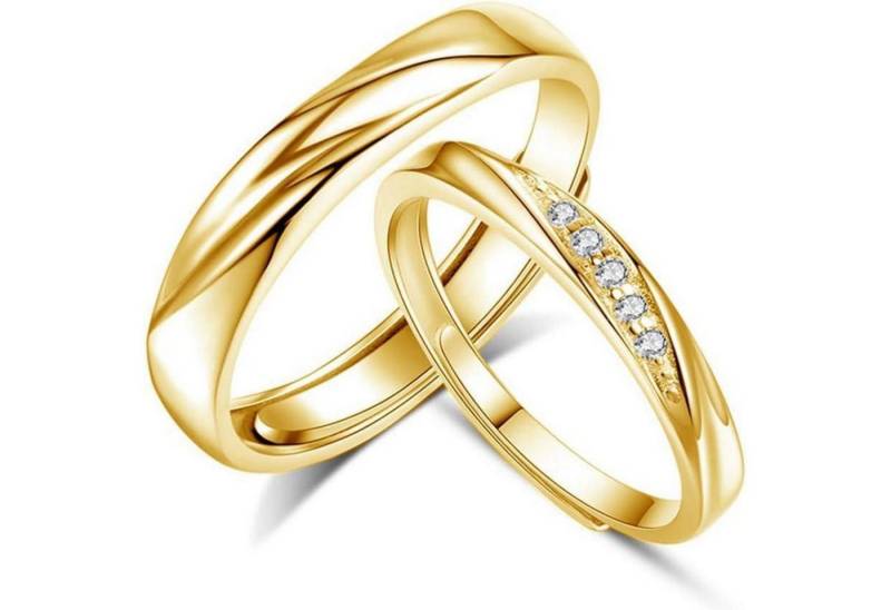 LuxusKollektion Partnerring Trauringe Paare 925 Sterling Silber Gold Damen Herren Ringe LuxusKollektion Partnerring Trauringe Paare 925 Sterling Silber Gold Damen Herren Ringe von LuxusKollektion