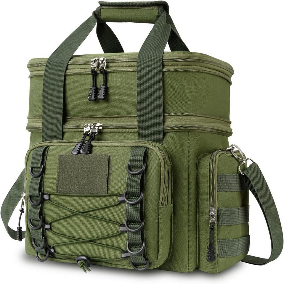 LuxusKollektion Picknicktasche Große TEUEN Kühltasche 20L Doppeldecker Lunchbox isoliert von LuxusKollektion