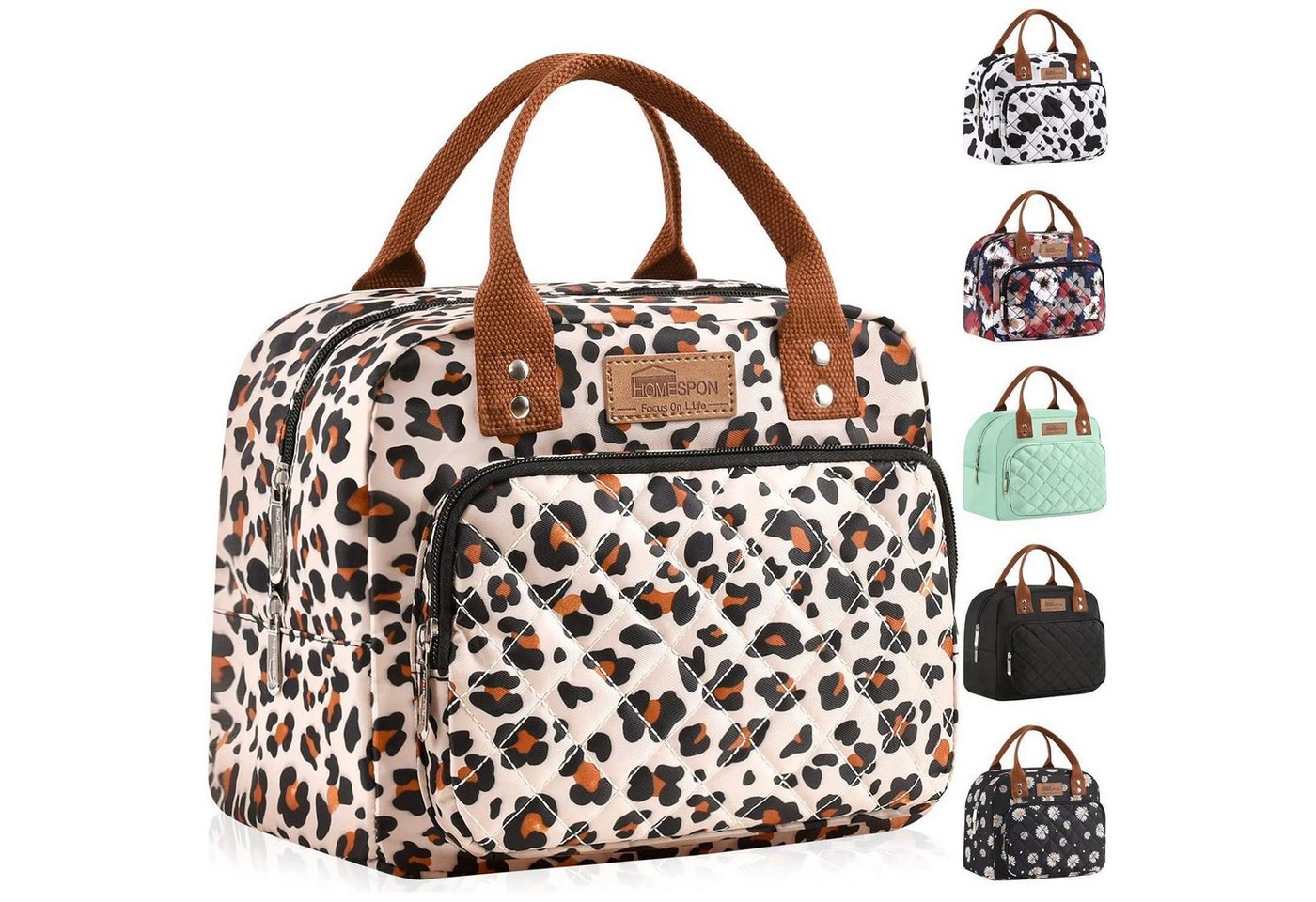 LuxusKollektion Picknicktasche Isolierte Lunchtasche Frauen Männer Arbeit Erwachsene Kühltasche von LuxusKollektion