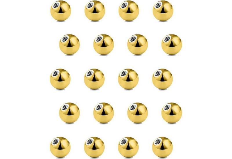 Besyvvin Piercing-Set 20er Piercing Kugel 1,2mm Chirurgenstahl 3mm Ersatzkugeln OTTO von Besyvvin