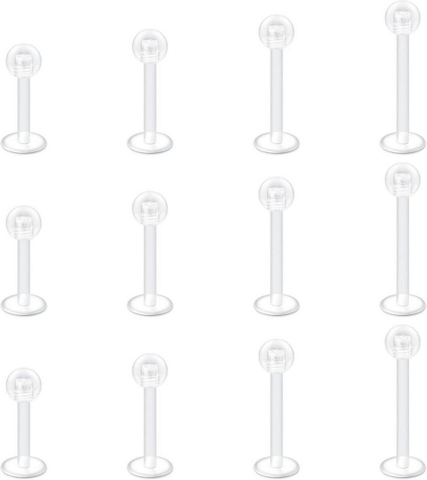 Briana Williams Piercing-Set Durchsichtiger Lippenpiercing Stecker 16G Bioflex Flexibel 12stk Briana Williams Piercing-Set Durchsichtiger Lippenpiercing Stecker 16G Bioflex Flexibel 12stk von Briana Williams