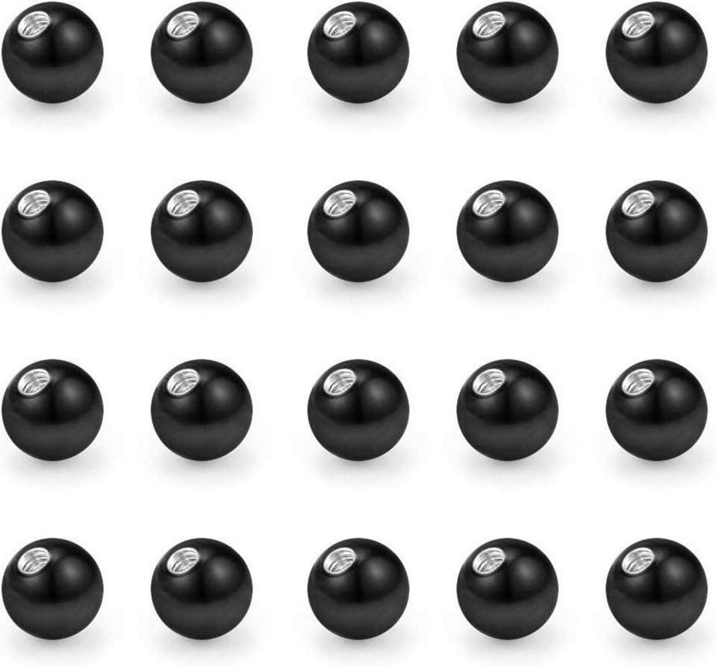 Briana Williams Piercing-Set Piercing Kugel 5mm Chirurgenstahl Ersatzkugel 1.6mm Schraubkugel Set Briana Williams Piercing-Set Piercing Kugel 5mm Chirurgenstahl Ersatzkugel 1.6mm Schraubkugel Set von Briana Williams
