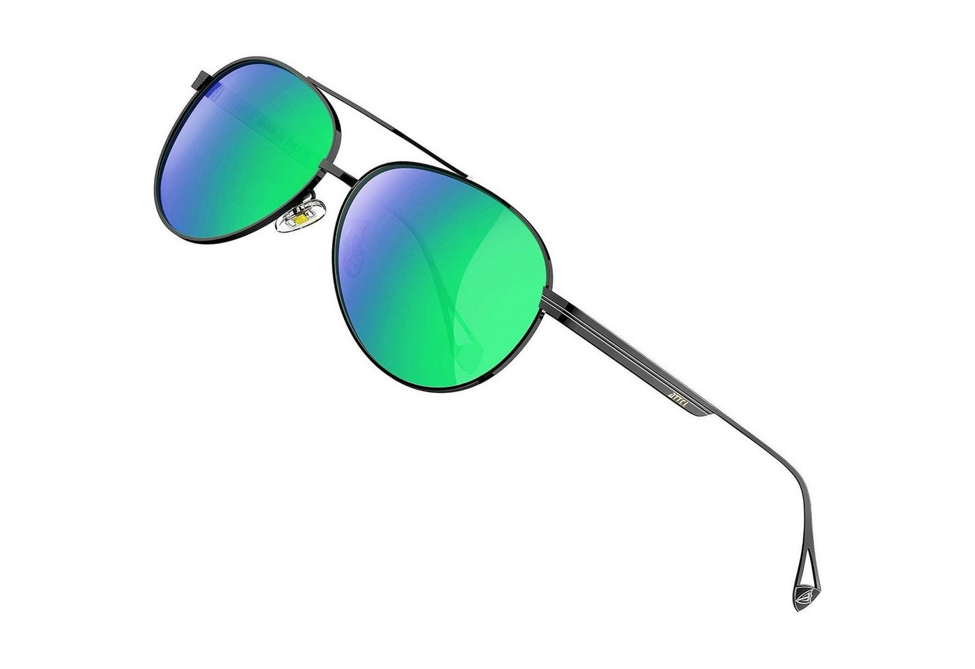 LuxusKollektion Pilotenbrille Herren Vintage Pilotenbrille Polarisierte Sonnenbrille UV400 Schutz von LuxusKollektion