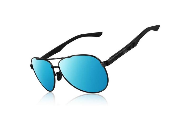 LuxusKollektion Pilotenbrille Pilotenbrille Herren Polarisiert Al-Mg Metallrahmen UV400 Schutz von LuxusKollektion