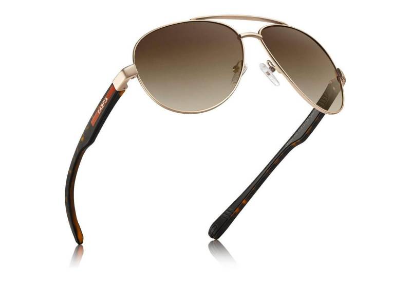 LuxusKollektion Pilotenbrille Pilotenbrille Herren UV400 polarisierte Sportbrille ultraleicht CA5391 von LuxusKollektion