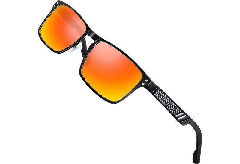 LuxusKollektion Pilotenbrille Polarisierte Fahren Sonnenbrille Herren Al-Mg Metall Ultraleicht von LuxusKollektion