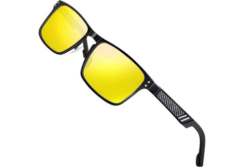 LuxusKollektion Pilotenbrille Polarisierte Fahren Sonnenbrille Herren Al-Mg Ultra Leicht von LuxusKollektion