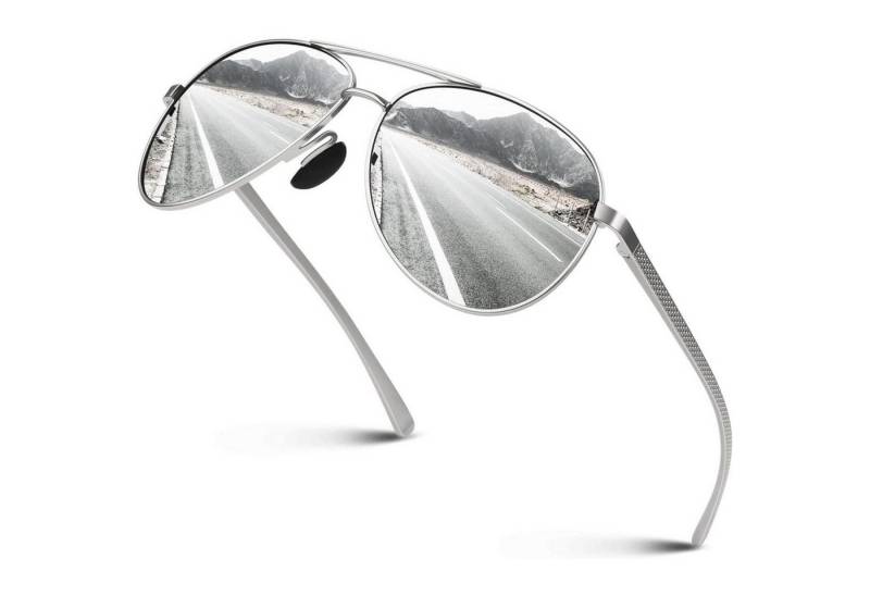 LuxusKollektion Pilotenbrille Polarisierte Pilotenbrille Herren Al-Mg Rahmen UV400 Schutz Auto LuxusKollektion Pilotenbrille Polarisierte Pilotenbrille Herren Al-Mg Rahmen UV400 Schutz Auto von LuxusKollektion