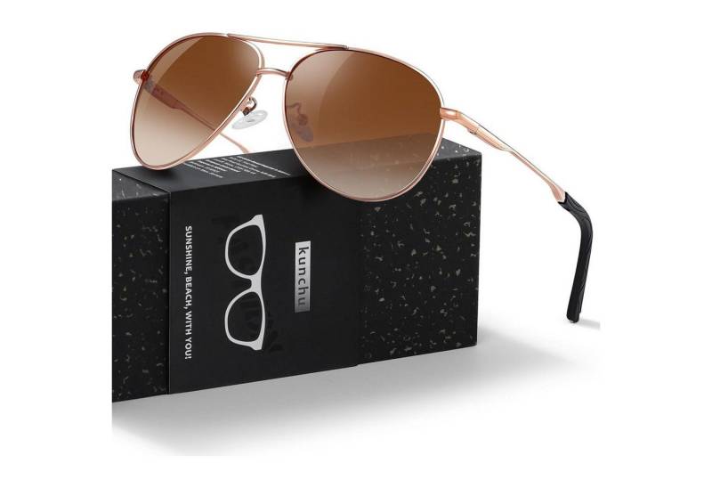 LuxusKollektion Pilotenbrille Polarisierte Sonnenbrille Herren Damen UV400-Schutz Outdooraktivitäten LuxusKollektion Pilotenbrille Polarisierte Sonnenbrille Herren Damen UV400-Schutz Outdooraktivitäten von LuxusKollektion