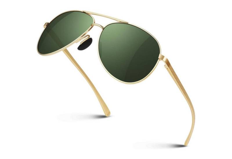 LuxusKollektion Pilotenbrille Sonnenbrille Herren Pilotenbrille Al-Mg Metall Rahmen Polarisiert LuxusKollektion Pilotenbrille Sonnenbrille Herren Pilotenbrille Al-Mg Metall Rahmen Polarisiert von LuxusKollektion