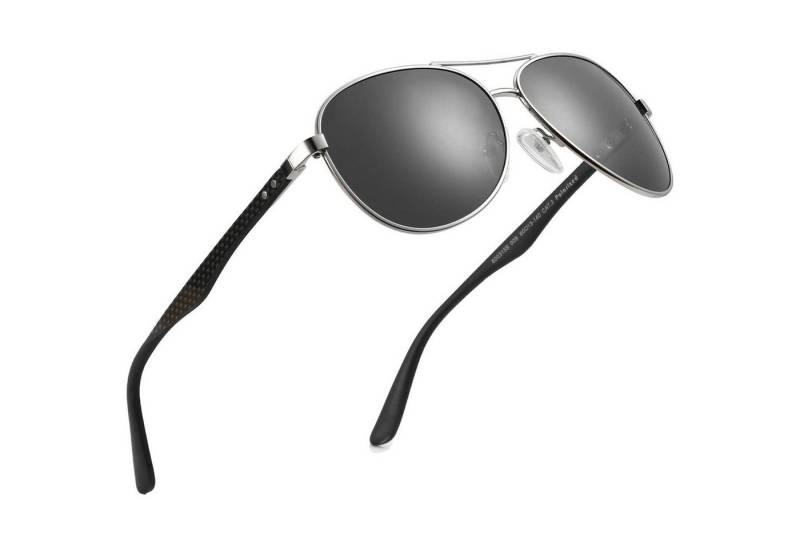 LuxusKollektion Pilotenbrille Sonnenbrille Polarisiert Retro Pilotenbrille UV400 Schutz Outdoor von LuxusKollektion