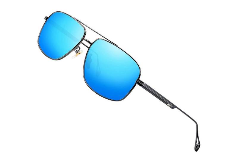 LuxusKollektion Pilotenbrille Vintage Herren Fliegerbrille Polarisierte Sonnenbrille Pilotenbrille von LuxusKollektion