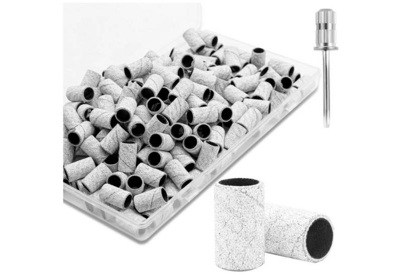 BLESWIN Polierblock 180 Körnung Schleifhülsen Nagelfräser 100 Stück von BLESWIN