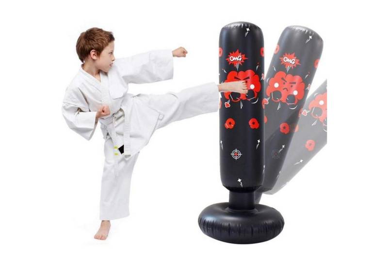 LuxusKollektion Punch-Handschuhe Boxsack für Kinder 120 cm Standboxsack Kickboxen Karate Taekwondo von LuxusKollektion