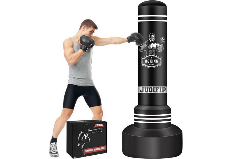 LuxusKollektion Punch-Handschuhe Freistehender Boxsack für Erwachsene 175cm - Schwerer Punchingsack mit von LuxusKollektion