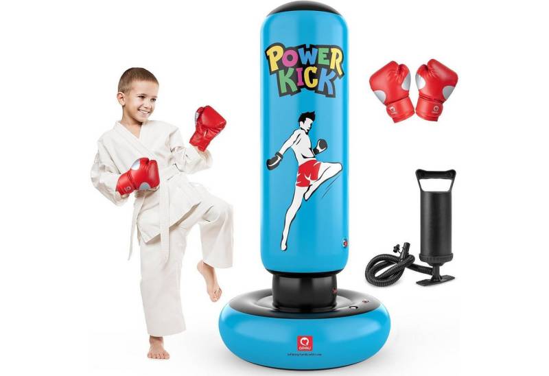 LuxusKollektion Punch-Handschuhe Größerer stabiler aufblasbarer Boxsack für Kinder 167,8 cm – Geschenke von LuxusKollektion