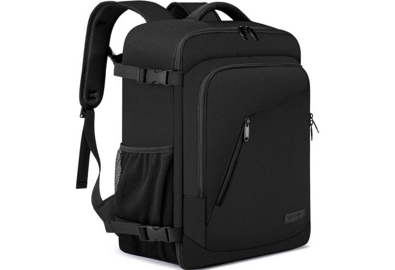LuxusKollektion Reiserucksack Easyjet Handgepäck Rucksack 45x36x20 Schwarz 15.6 Zoll von LuxusKollektion