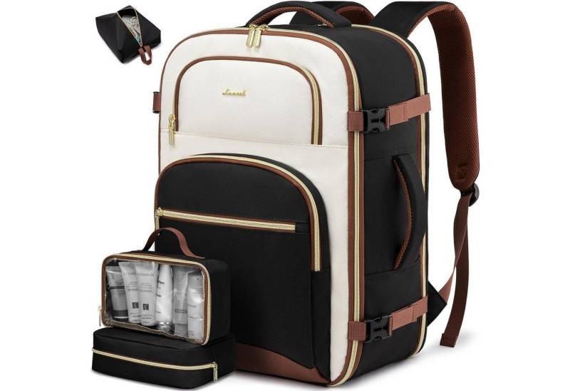LuxusKollektion Reiserucksack Handgepäck Rucksack 40L Flugzeug Reiserucksack Damen Herren 17 Zoll von LuxusKollektion