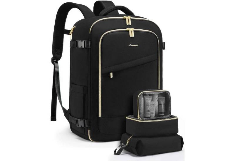 LuxusKollektion Reiserucksack Handgepäck Rucksack 40L Flugzeug Wasserdicht Damen Travel Backpack von LuxusKollektion