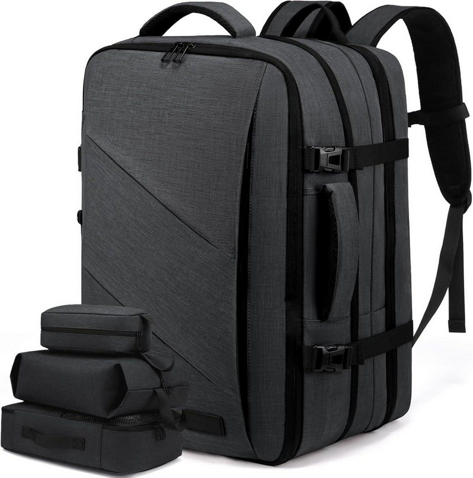 LuxusKollektion Reiserucksack Reiserucksack Laptop 17,3 Zoll Handgepäck erweiterbar 30L-40L Business LuxusKollektion Reiserucksack Reiserucksack Laptop 17,3 Zoll Handgepäck erweiterbar 30L-40L Business von LuxusKollektion