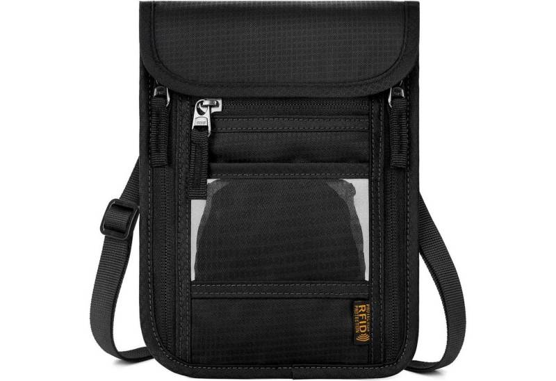 LuxusKollektion Reisetasche Brustbeutel RFID Schutz Reise Brusttasche Mehrere Taschen Versteckt von LuxusKollektion