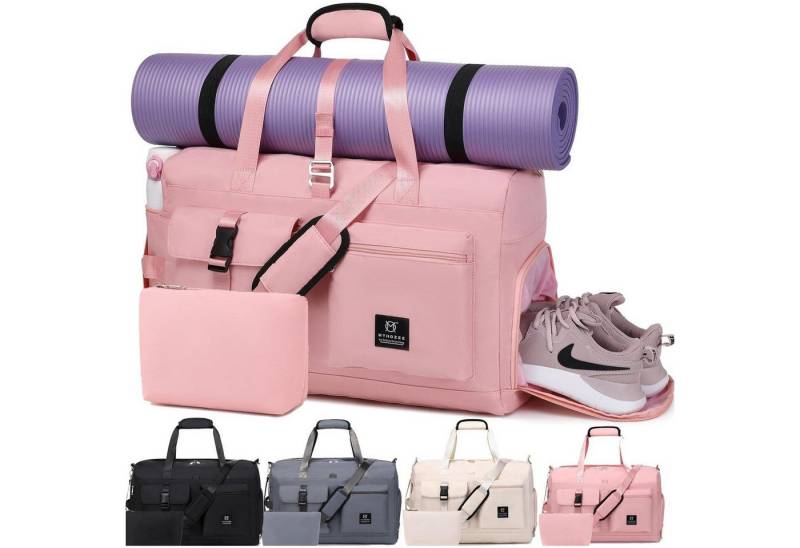 LuxusKollektion Reisetasche Damen Reisetasche 40L Weekender Sporttasche mit Schuhfach von LuxusKollektion