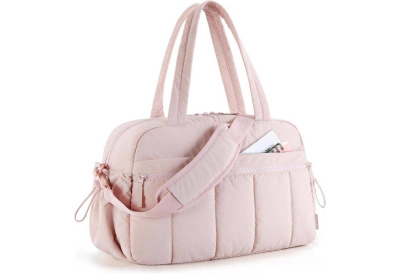 LuxusKollektion Reisetasche Puffer Reisetasche Damen 24l Weekender Sporttasche Wasserabweisend von LuxusKollektion