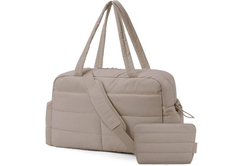 LuxusKollektion Reisetasche Reisetasche Damen 31L Sporttasche Wasserabweisend Weekender Gesteppt von LuxusKollektion