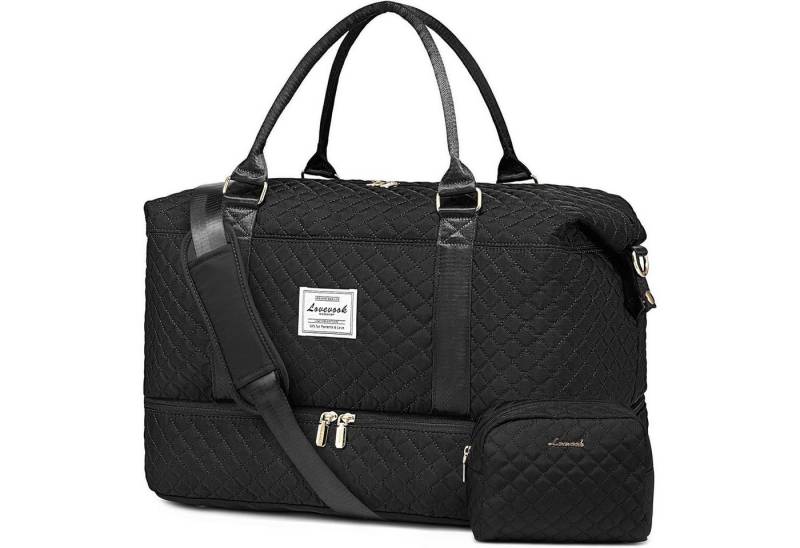 LuxusKollektion Reisetasche Reisetasche Damen Sporttasche Groß Weekender Duffle Bag Handgepäck von LuxusKollektion