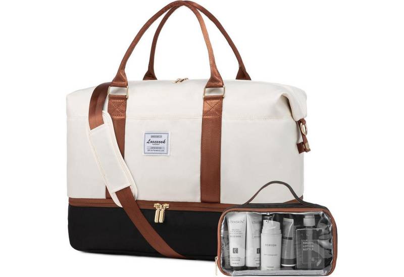 LuxusKollektion Reisetasche Reisetasche Damen Sporttasche mit Schuhfach Weekender Handgepäck für von LuxusKollektion