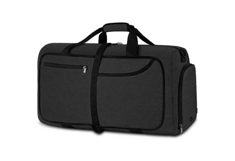 LuxusKollektion Reisetasche Reisetasche Groß 80L Leichte Sporttasche Damen Herren Schwarz von LuxusKollektion