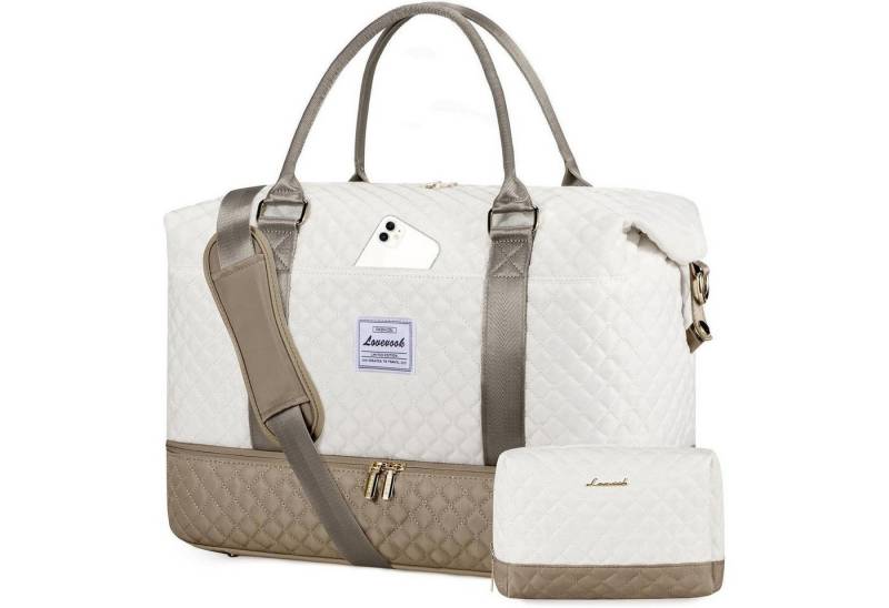 LuxusKollektion Reisetasche Reisetasche Sporttasche Damen Groß Handgepäck Weekender Carry On von LuxusKollektion