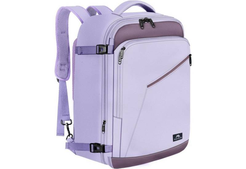LuxusKollektion Reisetasche Rucksack Groß Herren 50L Air France 55x35x25cm Hellviolettgrau von LuxusKollektion