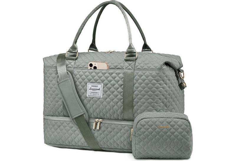 LuxusKollektion Reisetasche Sporttasche Damen Groß Weekender Reisetasche mit Schuhfach Wasserdicht von LuxusKollektion