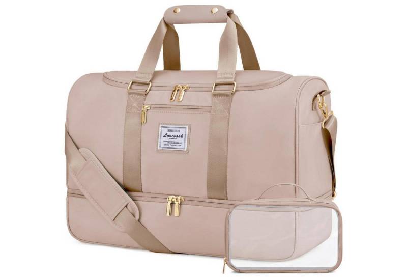 LuxusKollektion Reisetasche Sporttasche Reisetasche 50L mit Schuhfach und von LuxusKollektion