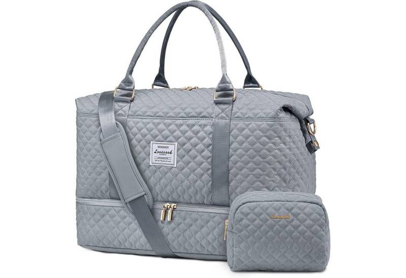 LuxusKollektion Reisetasche Handgepäck Reisetasche Damen Groß mit Schuhfach und Kulturbeutel von LuxusKollektion