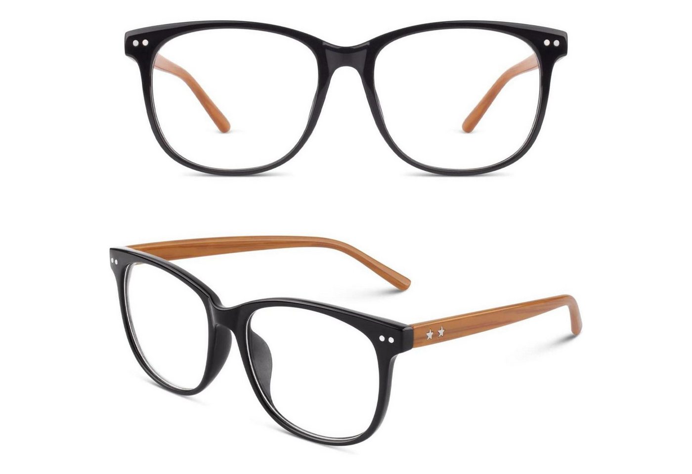 LuxusKollektion Retrosonnenbrille Damen Herren Nerdbrille 80er Jahre Klarglas Oversized Geek Style LuxusKollektion Retrosonnenbrille Damen Herren Nerdbrille 80er Jahre Klarglas Oversized Geek Style von LuxusKollektion