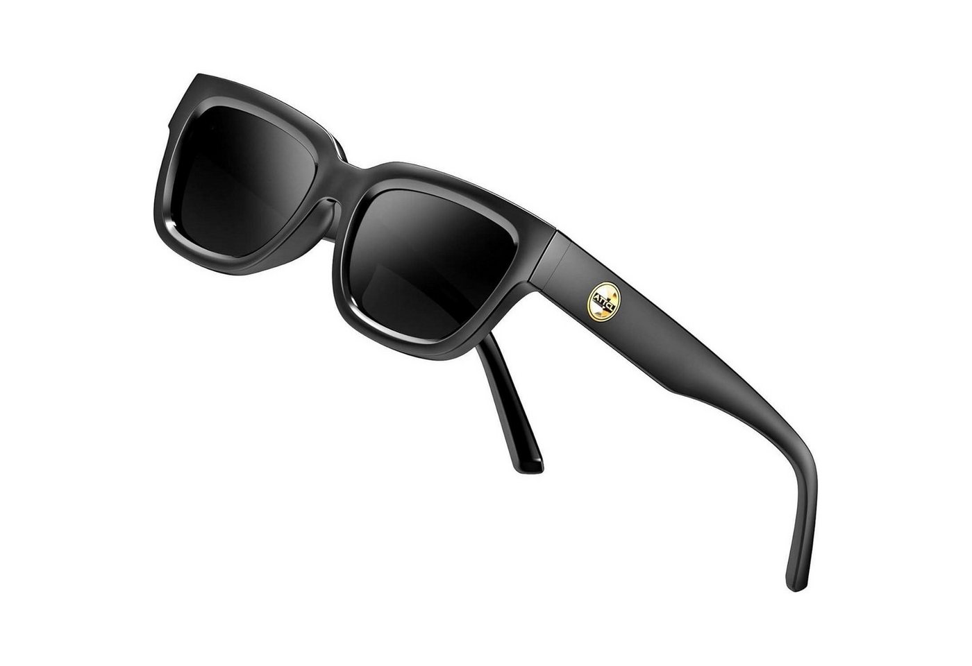 LuxusKollektion Retrosonnenbrille Damen Polarisierte Vintage Sonnenbrille TR90 Rahmen_RECTANGULAR von LuxusKollektion