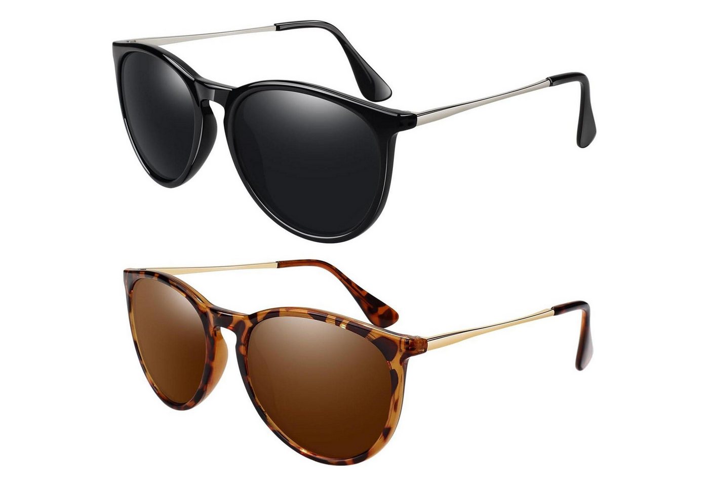 LuxusKollektion Retrosonnenbrille Damen Retro Sonnenbrille Vintage Rund Polarisiert UV400 Schutz LuxusKollektion Retrosonnenbrille Damen Retro Sonnenbrille Vintage Rund Polarisiert UV400 Schutz von LuxusKollektion