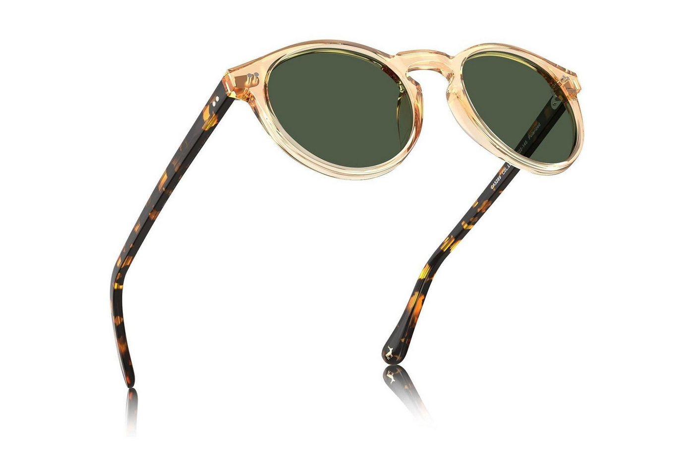 LuxusKollektion Retrosonnenbrille Herren Sonnenbrille polarisiert Vintage UV400 für Fahren Reisen von LuxusKollektion