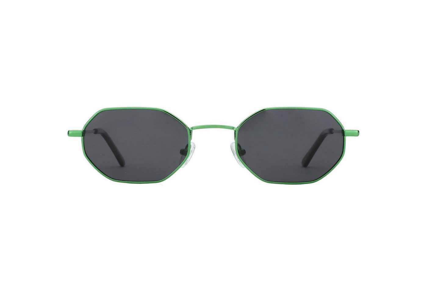 LuxusKollektion Retrosonnenbrille Mini Achteckige Polarisierte Sonnenbrille Metall Rahmen Vintage von LuxusKollektion